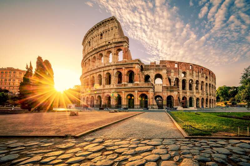Colosseum at sunrise